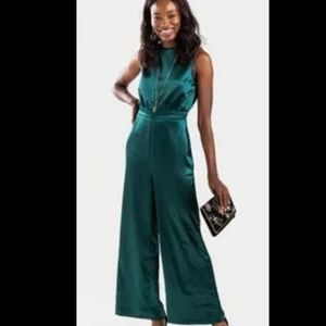 Emerald green jump suit